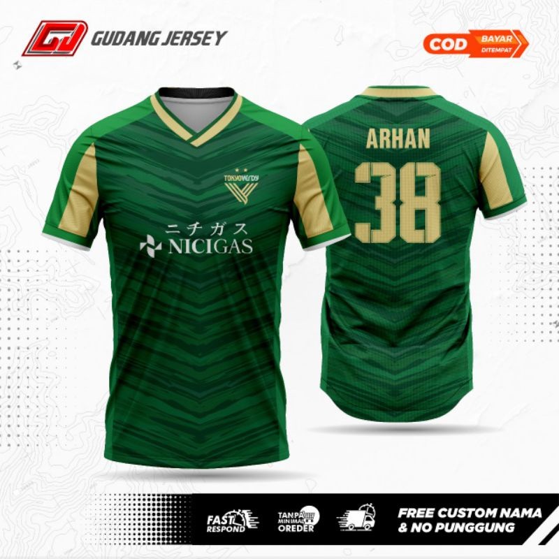NIGHTFALL STUDIO  JERSEY FANTASY TOKYO VERDY (PRATAMA ARHAN) SUPORTER FANTASY