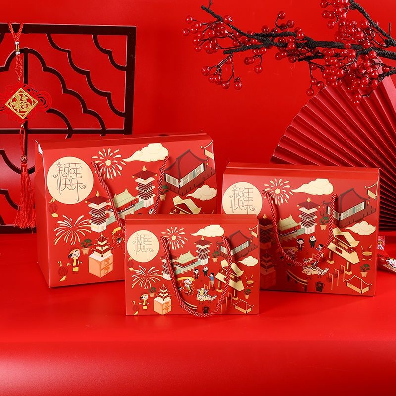 Kotak Hampers Imlek / Box Hampers Chinese New Year