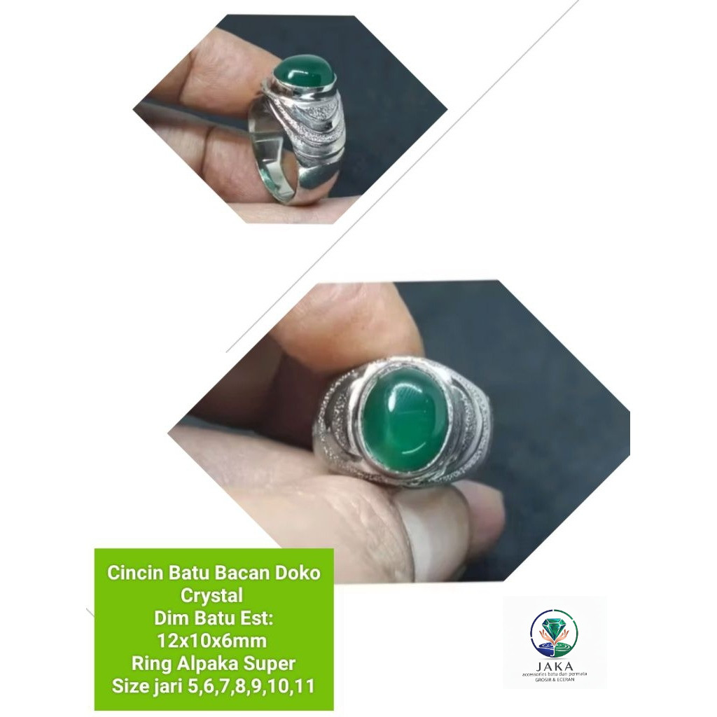 CINCIN BATU BACAN DOKO CRYSTAL