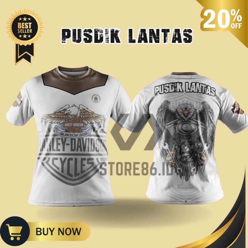 JERSEY PUSDIK LANTAS X3 FULLPRINT SUBLIME / KAOS PUSDIK LANTAS DRIFIT / JERSEY PUSDIK LANTAS / FULL 