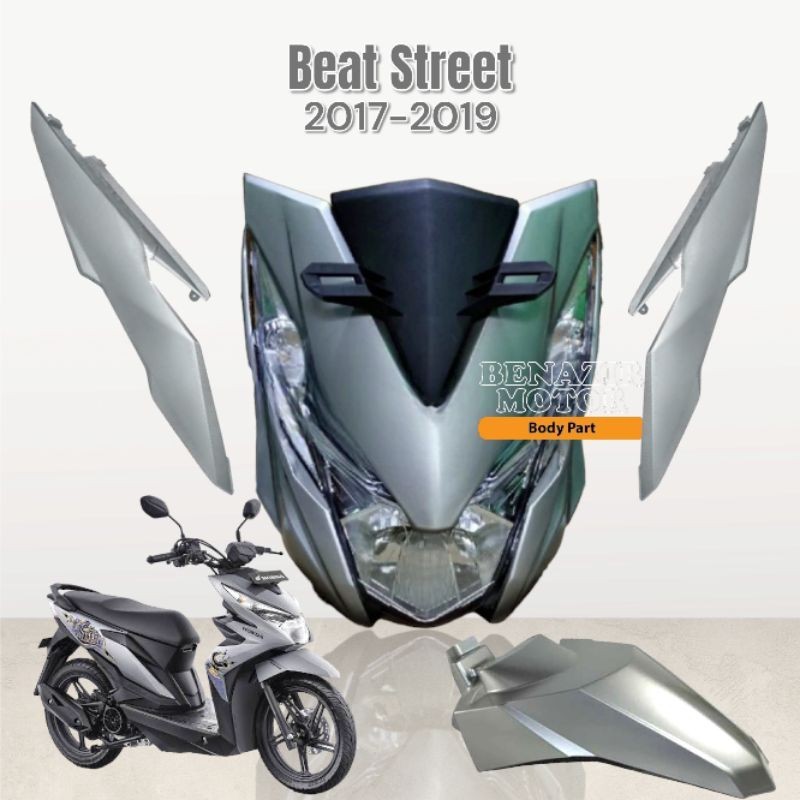 Tameng Panel Beat Street Silver 2017 2018 2019