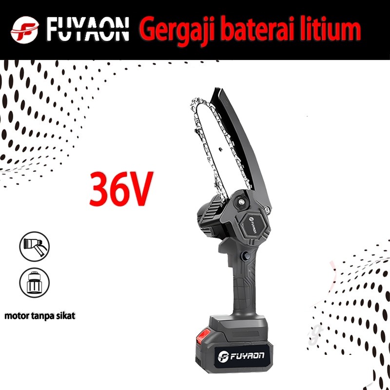 6 Inch 36V Gergaji Listrik Genggam Portabel Gergaji Listrik Mini Gergaji Listrik Alat Pemangkasan Ge