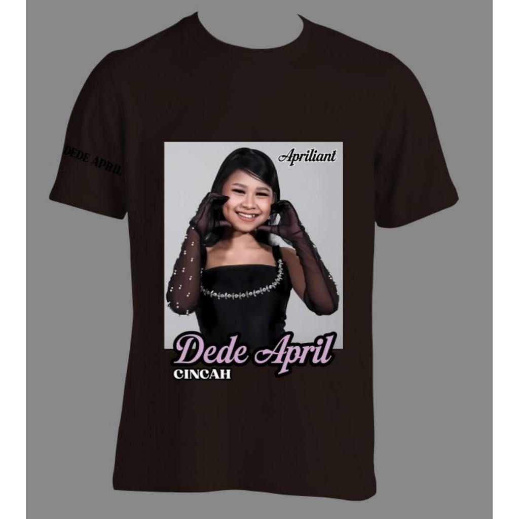Kaos Dede April Dangdut Academy Indosiar DA7