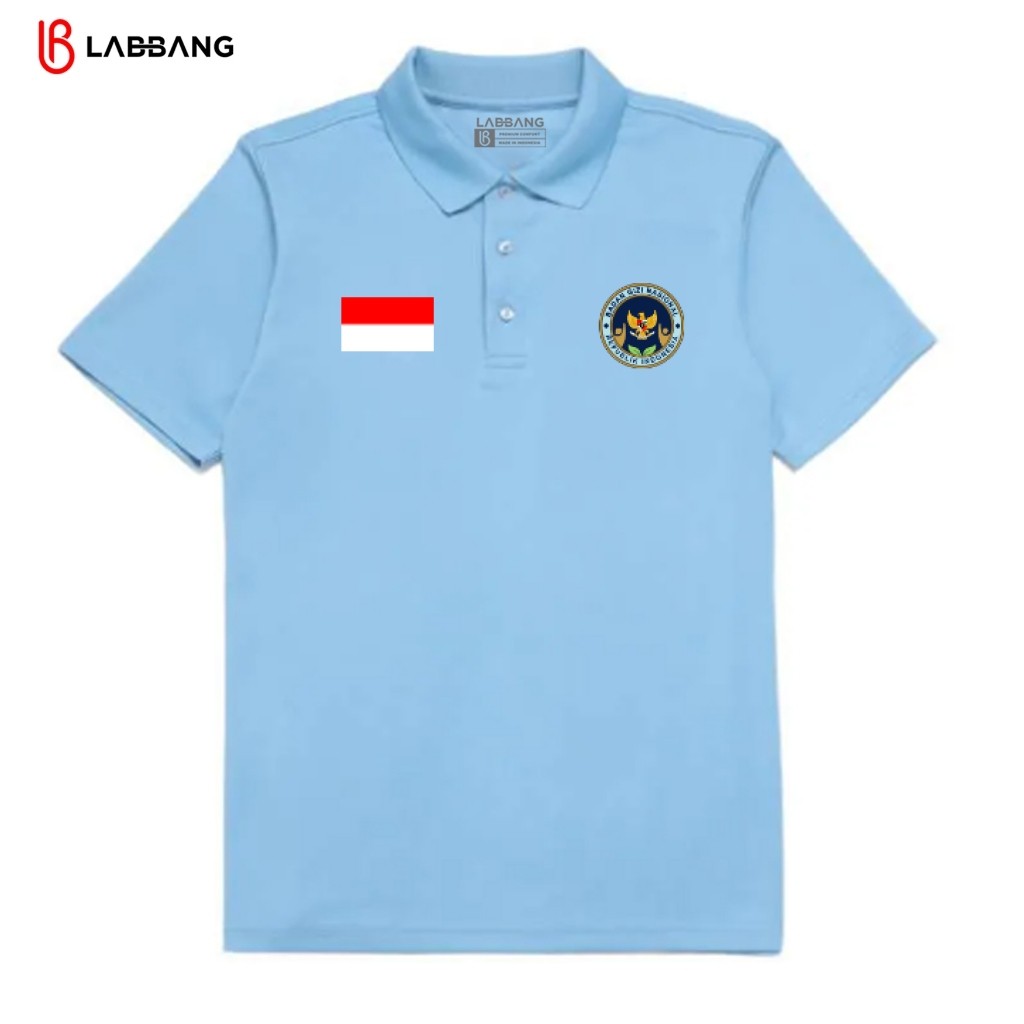 LABBANG Polo Shirt LOGO BGN Unisex Pria Wanita Program MBG