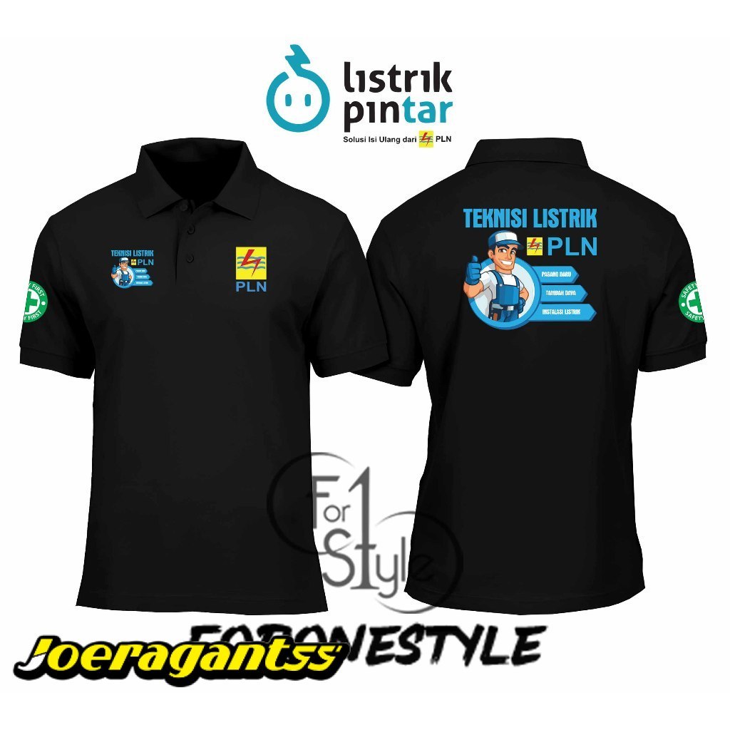 POLOSHIRT BERKERAH TEKNISI LISTRIK PLN - KAOS BERKERAH TEKNISI LISTRIK PLN