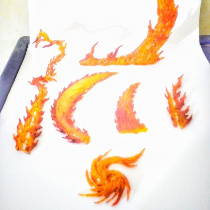 Diorama Figure Tanjiro Hinokami kagura dance Aksesoris Efek