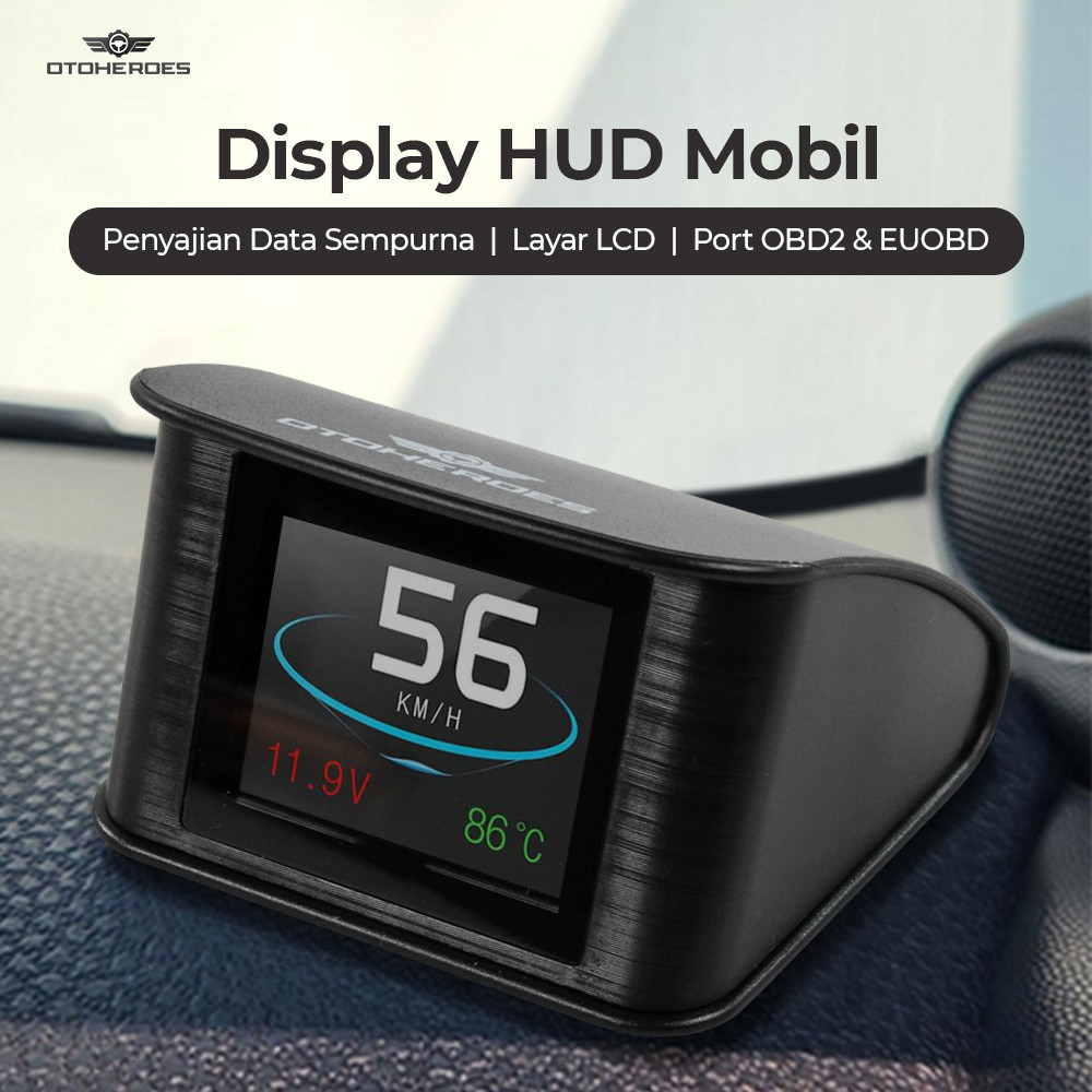 Display HUD Mobil OBD2 On-board Computer Speedometer - HUD Mobil OBD2 RPM & Kecepatan - OBD2 HUD Spe