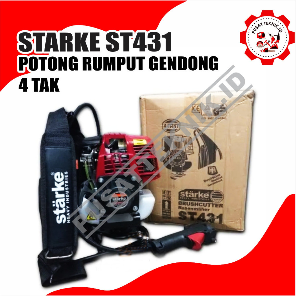 MESIN POTONG RUMPUT GENDONG 4 TAK PRO MESIN POTONG RUMPUT ST 431 4TAK STARKE ST431 BRUSH CUTTER 4 TA