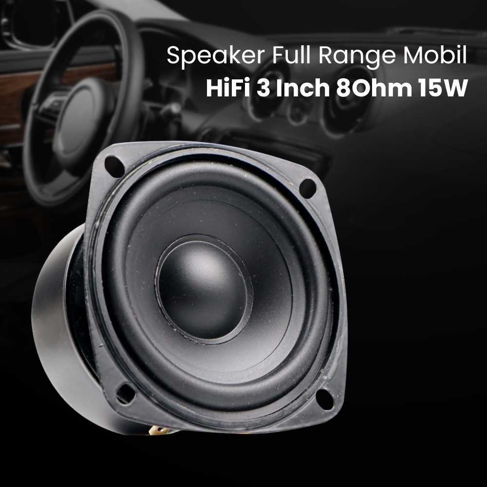 YPstore2 - iLouder Speaker Full Range Mobil HiFi 3 Inch 8 Ohm 15W - AL1D