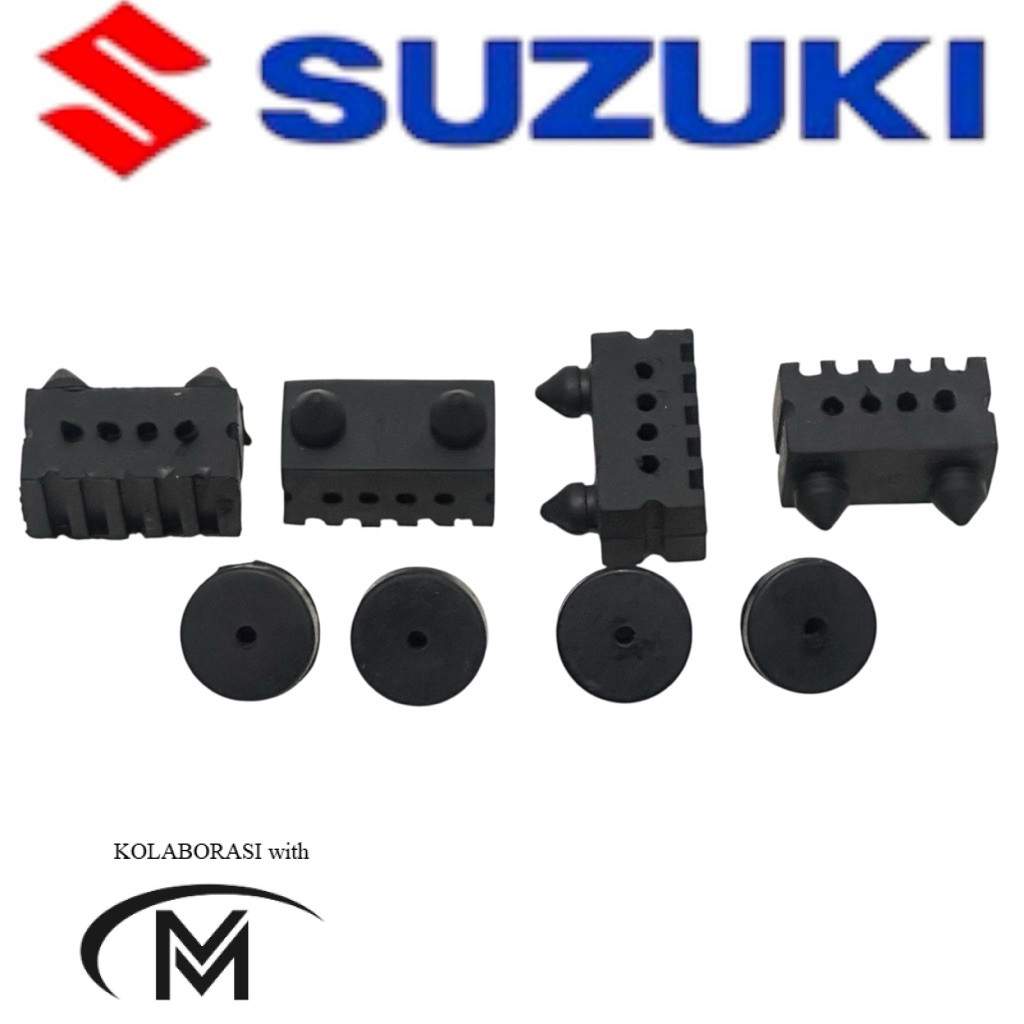 1 Set karet ganjal jok satria fu original Suzuki / Ori 1 set karet jok Suzuki satria fu / karet bant