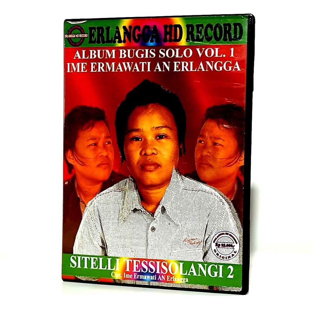 kaset CD VCD Album Bugis Solo vol. 1 Ime Ermawati Erlangga Sitelli Tessisolangi 2 Erlangga HD Record