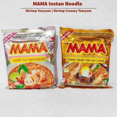 Mie Instan Mama Shrimp Tomyum Creamy Tomyum Kemasan 90 Gram Mie Instant Noodle Mie Thailand - Shrimp