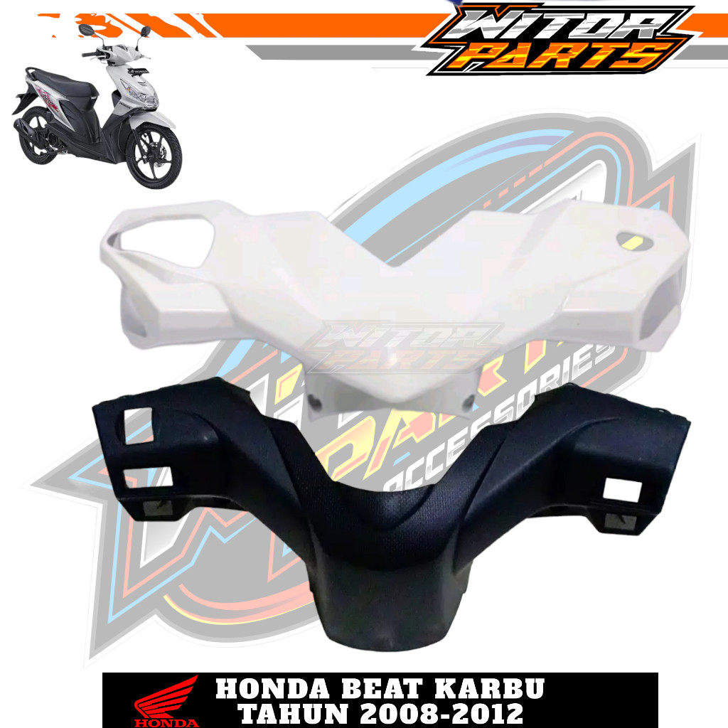 Batok Kepala Depan Belakang Honda Beat Karbu Putih / Batok Depan Belakang Beat Karbu Putih / Batok B