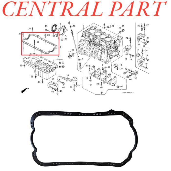 paking carter mobil honda civic nova tahun 1988 1989 1990 1991 ready stok