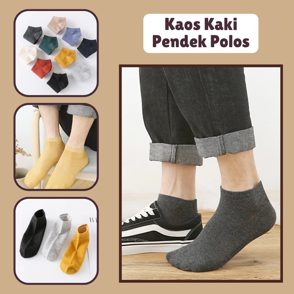 K462 Kaos Kaki Pendek / Kaos Kaki Pria / Kaos Kaki Pendek / Kaos Kaki Pria Polos