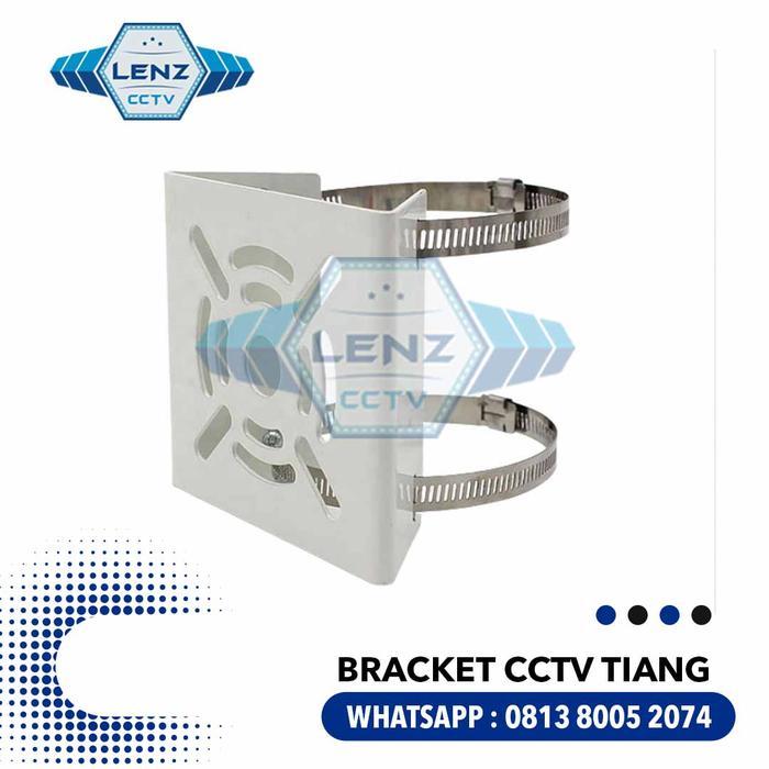 CAMZONE Bracket CCTV Tiang / Breket CCTV Tiang - Ukuran Kecil
