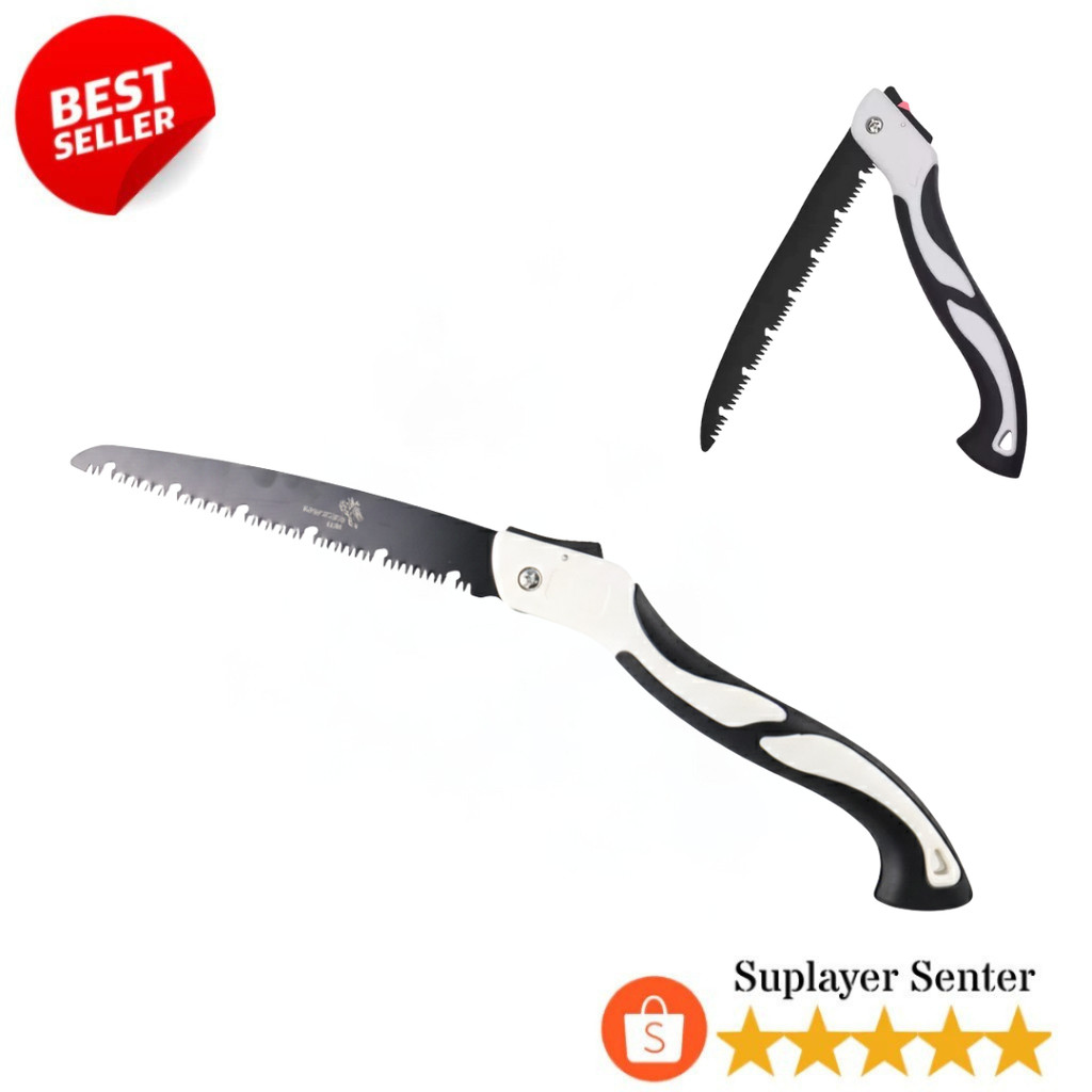 Gergaji Lipat Pemotong Kayu Pohon Portable Panjang KN TAJAM - Gergaji Pruning Serbaguna