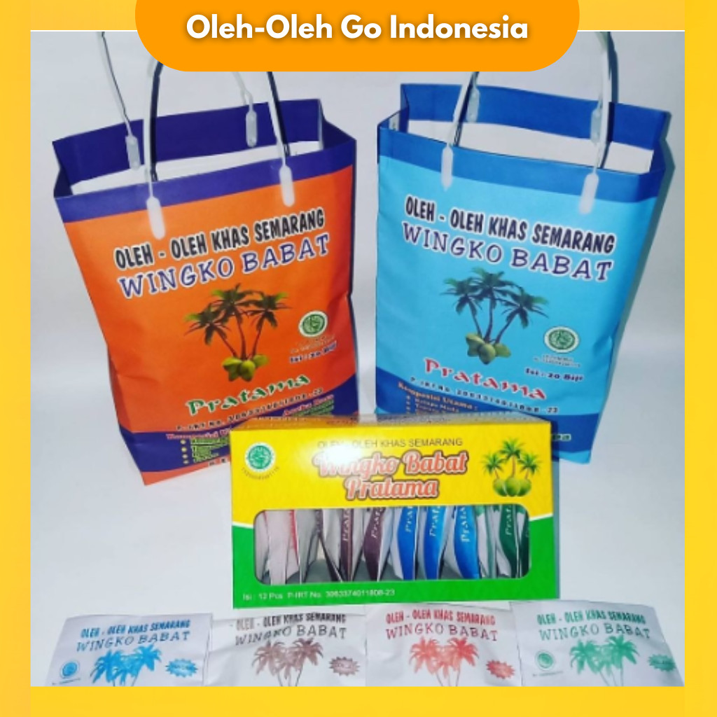 Wingko Babat Vacuum isi 20 Khas Semarang Kue Wingko Babat Bakar Manis Cap Pratama