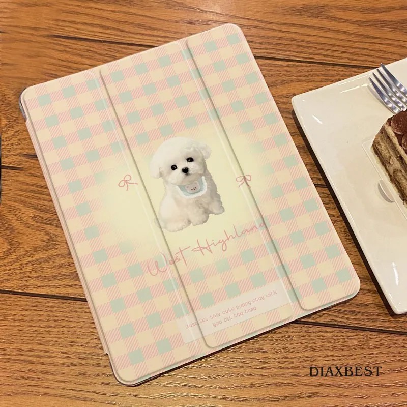 Hewan-hewan lucu Case Tablet 2in1 Bisa Dilipat + Anti Jatuh Cocok untuk ipad Air1/2 Gen 5/6 9,7 ” /i