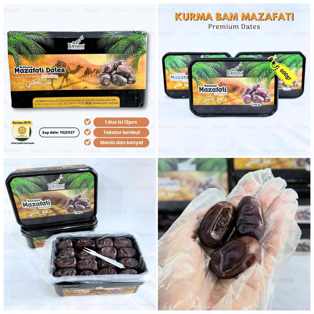RANUNA MAZAFATI 600GR KURMA BAM KURMA MAZAFATI KURMA ANGGUR KURMA BAM MAZAFATI KURMA BAM 600GR AM