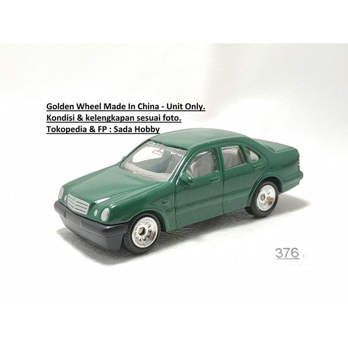 Diecast Golden Wheel Mercedes Benz E Class E320 Hijau Unit Only SBAtoys