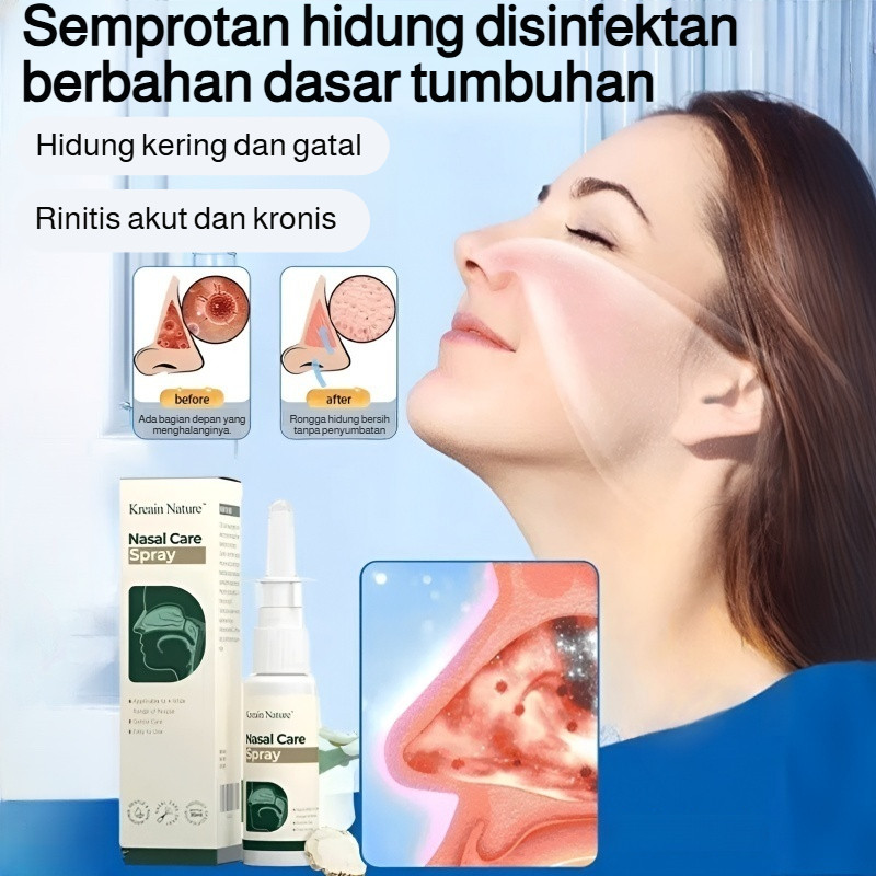 Instan Legakan Hidung Tersumbat JMY Semprotan Pembersih Hidung / Alergi / Sinus / Pernapasan