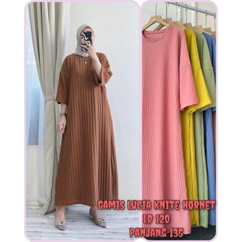 TERLARIS Gamis lucia knite hornet/dress lucia hornet/gamis lucia/dress lucia knite hornet/lucia dres