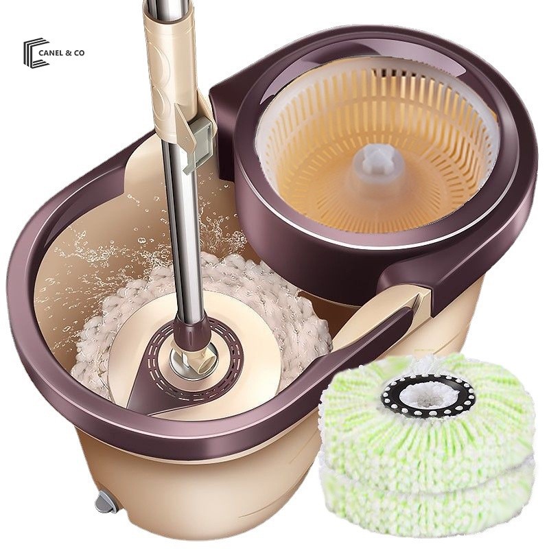 CANEL & CO Mop / Super Mop / Spin Mop / Pel Lantai Dengan Ember / Alat Pel Lantai Super Mop Alat Pem