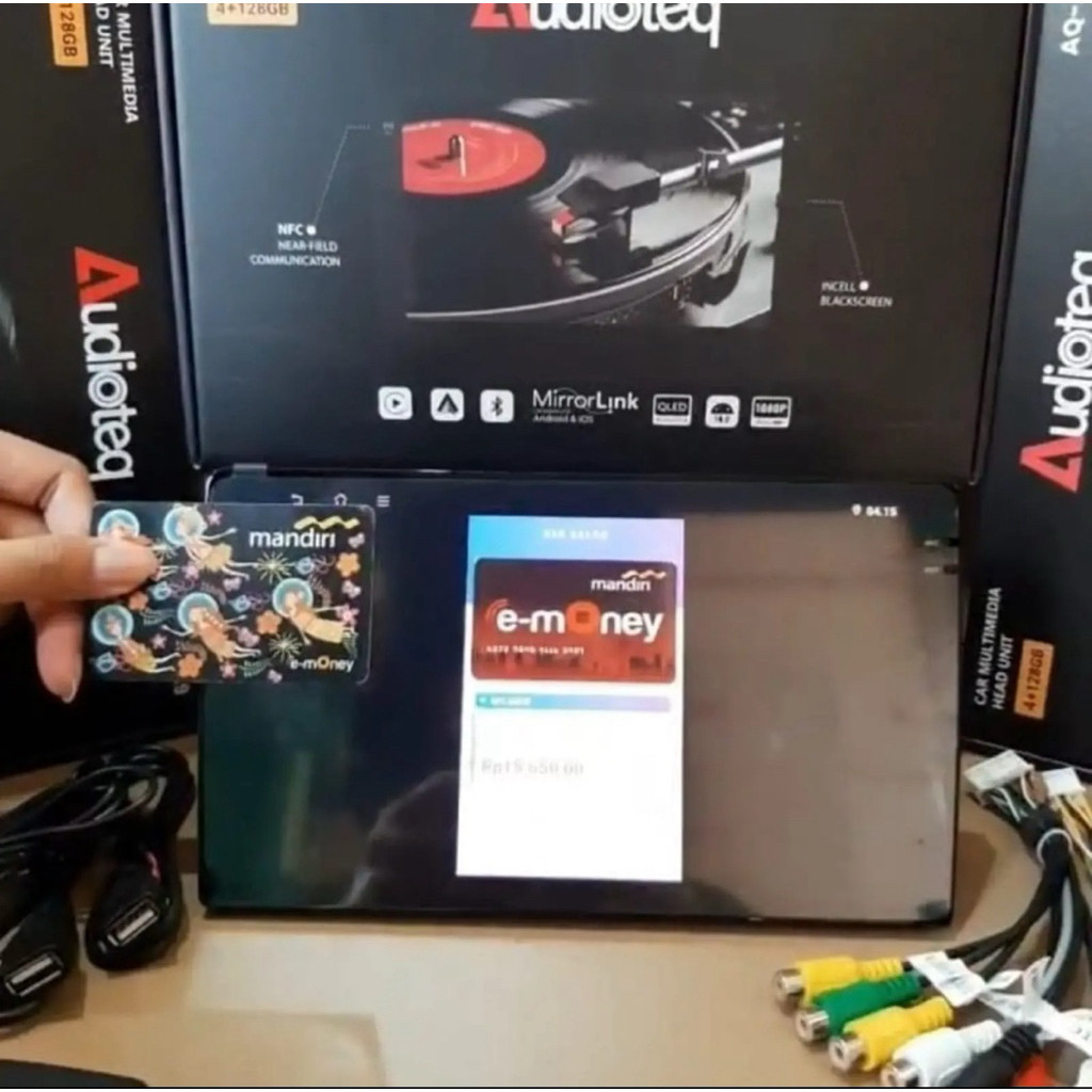 Head Unit Android Audioteq AQ-A9 9 Inch Android – RAM 4GB ROM 128GB | IPS Touchscreen | MirrorLink A