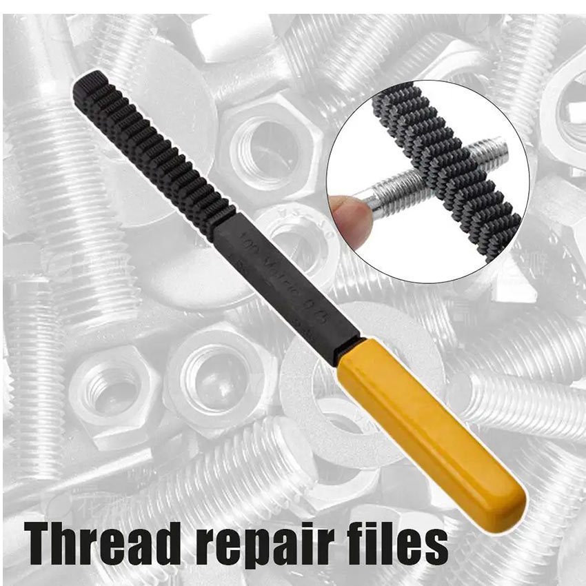External Thread Restorer File Heavy Duty Steel Files Kikir Ulir Mur Dan Sekrup Alat Ulir Drat Baut P