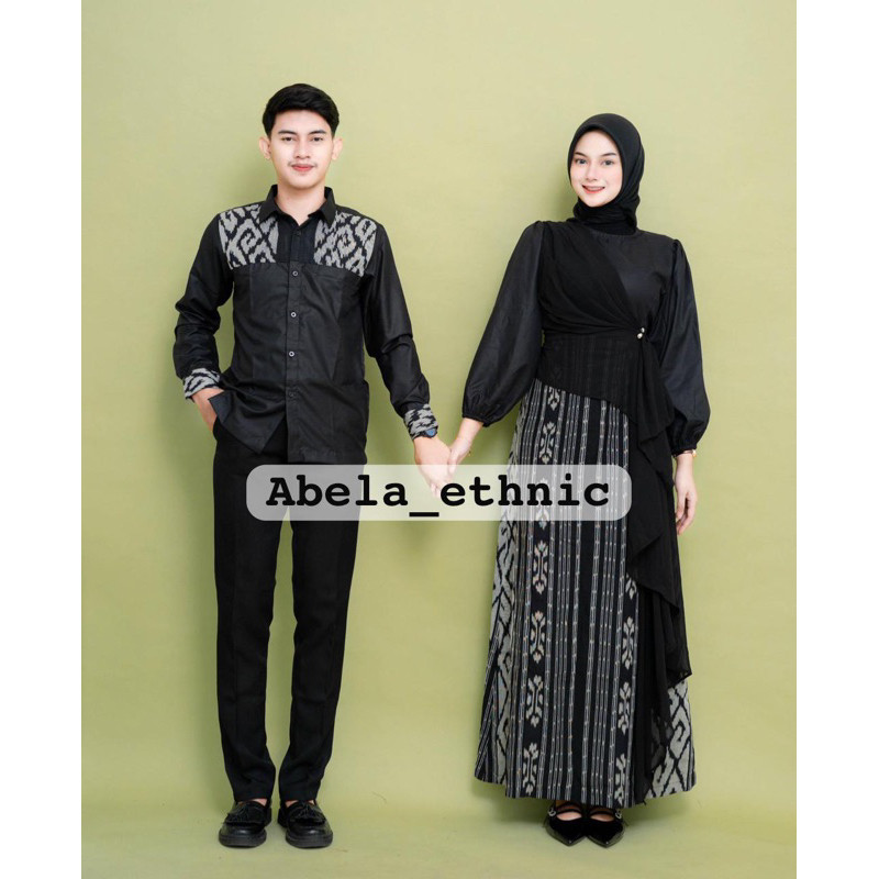KARINA COUPLE TENUN - BAJU TENUN COUPLE - COUPLE TENUN KONDANGAN - COUPLE BATIK TENUN