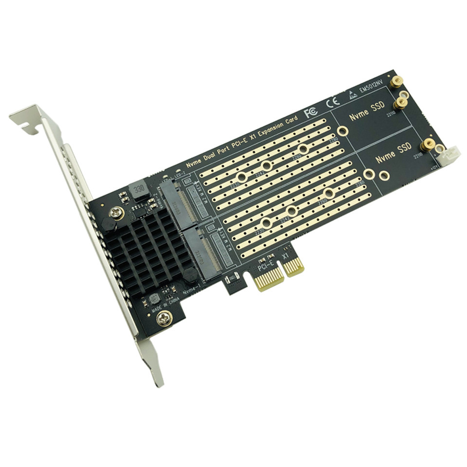 PCIe To M2 NVMe Adapter for Faster Data Transfer PCIe M2 NVMe Adapter Riser Card