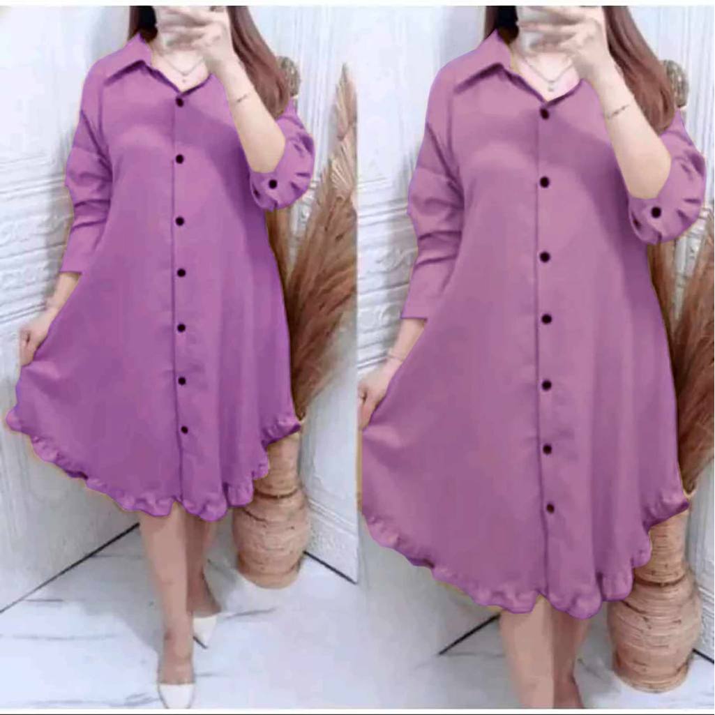 Tunik Jumbo Rempel Bawah Ld 120 Wanita Lengan Panjang / Tunik Wanita Rempel Masa Kini 2023