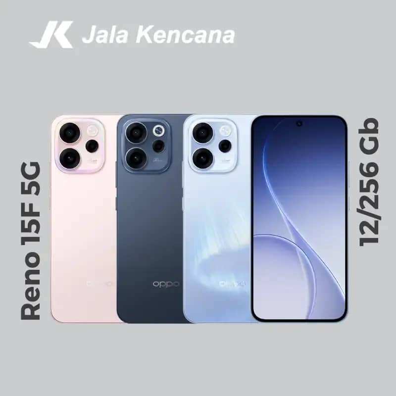 Oppo Reno 15F 5G 12/256 GB Ram 12GB Rom 256GB Garansi Resmi