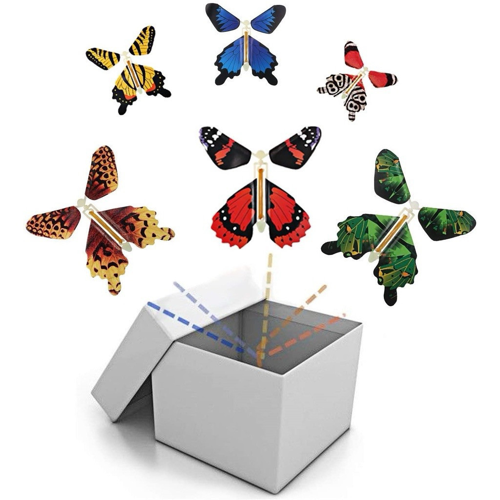Mainan Surprise gift Kupu Kupu Terbang flying butterfly / Suprise gift terbang /Mainan kupu-kupu ter