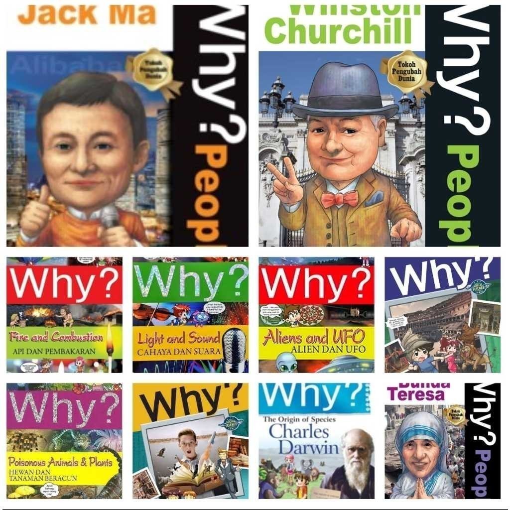 ** FLASH SALE  BUKU WHY? / PLANTS VS ZOMBIES / BRITANNICA / ENSIKLOPEDIA ANAK Dll