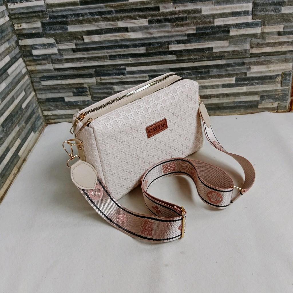 tas wanita / tas slempang dua ruang wanita remaja & dewasa