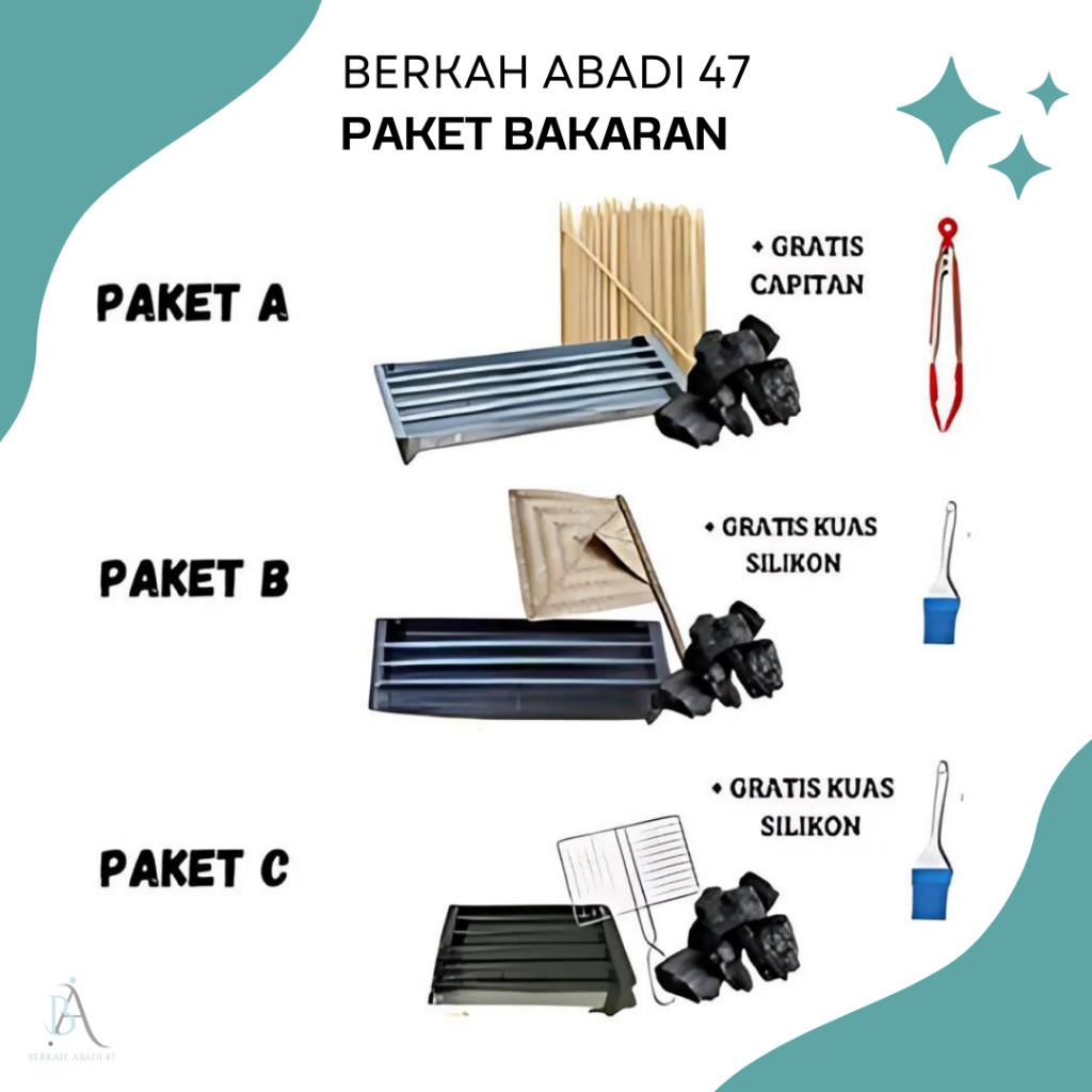 Paket Promo Bakaran Murah Kumplit Idul Adha Bakaran Tahun Baru Bakaran Kotak Sedang Jumbo Panggangan