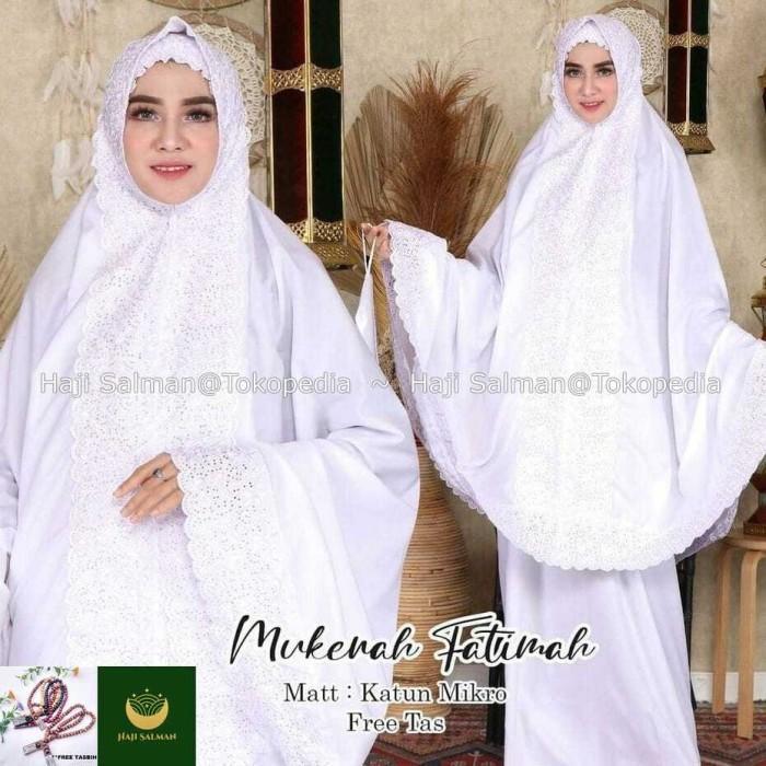 Promo MUKENA DEWASA FATIMAH KHADIJAH PASTELEENA SYAHRINI - PutihOri