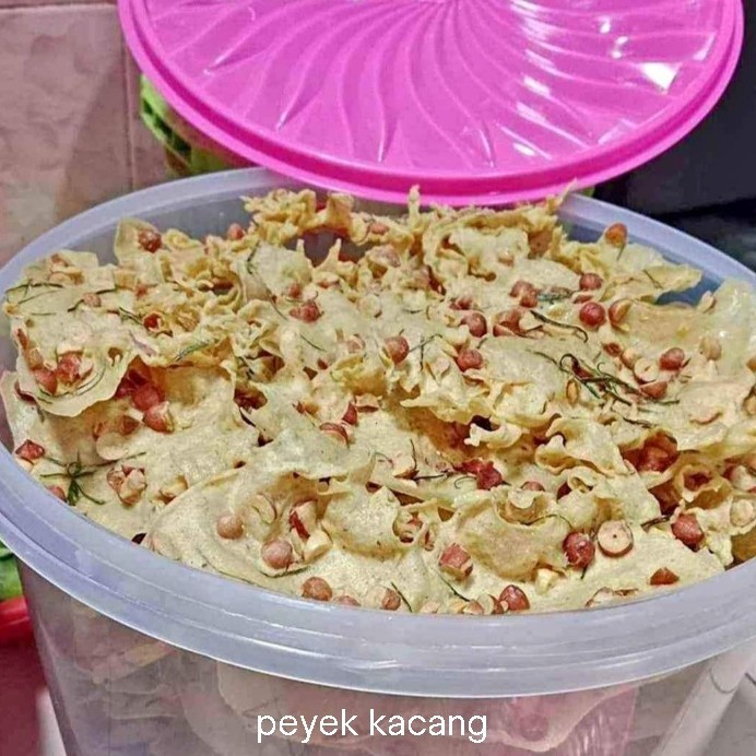 Peyek Kacang Tanah rasa Daun Jeruk Asli – Gurih Renyah Tradisional, Camilan Khas Nusantara kemasan 1