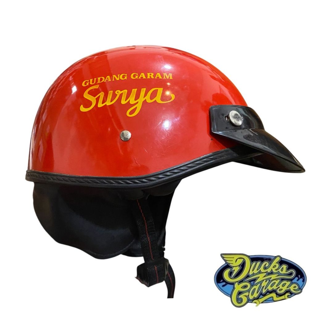 Helm Helmet Chip Chips Vintage Edisi Gudang Garam Surya