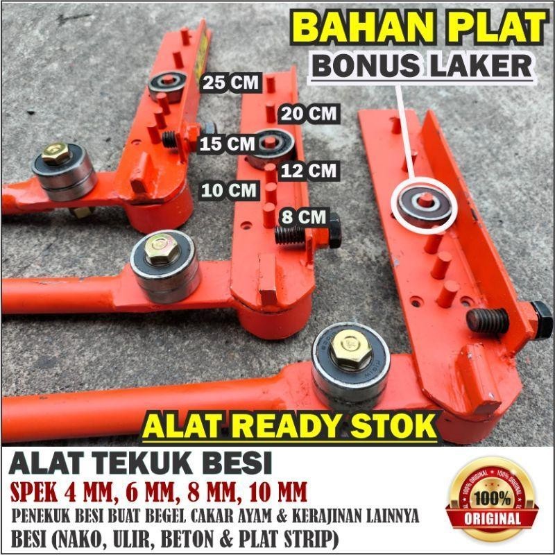 Penekuk Besi Beton 4-12mm Tekuk Besi Pembengkok Besi Pembuat Begel Bending Besi Ulir Peralatan Tukan