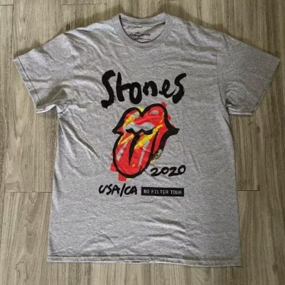 (COD) preloved / second / bekas Kaos T shirt Band Music Rock Roll Pop The Rolling Stones original of