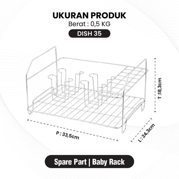SPARE PART MITO Baby Rack Dish Dryer - DISH35
