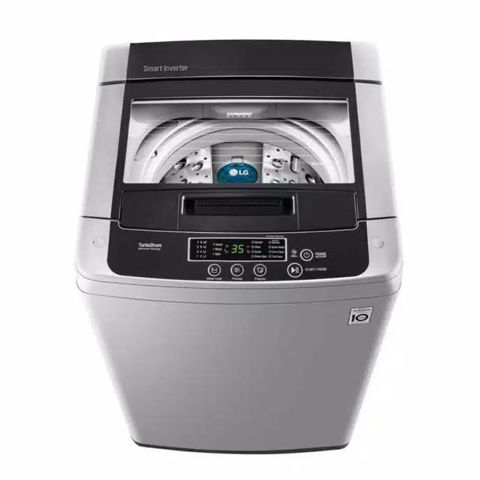 mesin cuci 1 tabung lg smart inverter 7 kg T2107 vspck