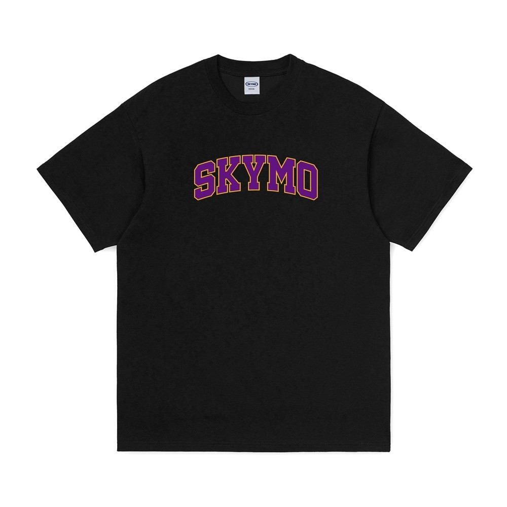 COD-Kaos Skymo Apparel Universt Hitam Ungu kaos oversize baju kaos pria
