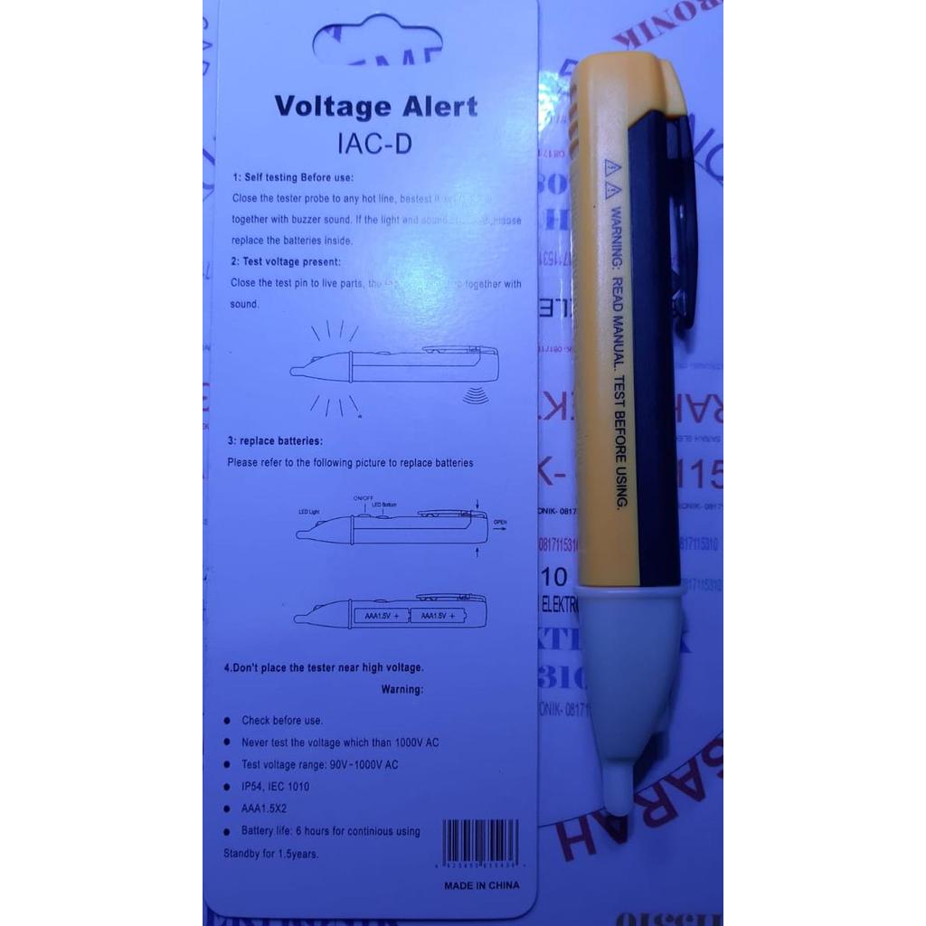 testpen Pendeteksi Aliran Listrik Tespen Bunyi Deteksi Kabel Putus