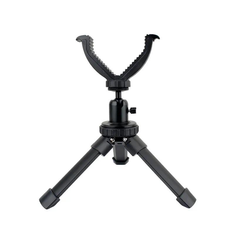 Adjustable Tripod Stand Aluminum Camera Shooting V Yoke Mini Tripod outdoor  Accessories for M4 M16 