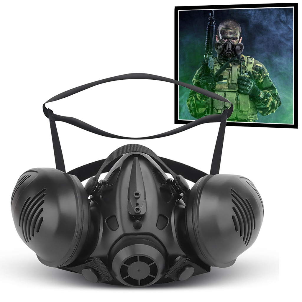 Tactical Respirator Mask Airsoft Face Protection Mask Paintball Half Face Mask Tactical Face Mask fo