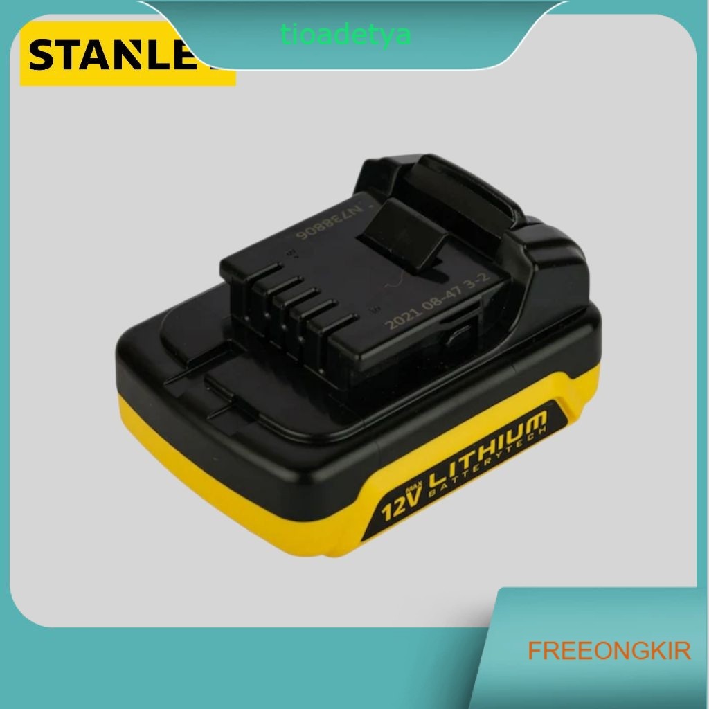 Baterai STANLEY 10,8V / 12V SCB12 Batere Stanley Cordless SCB 12